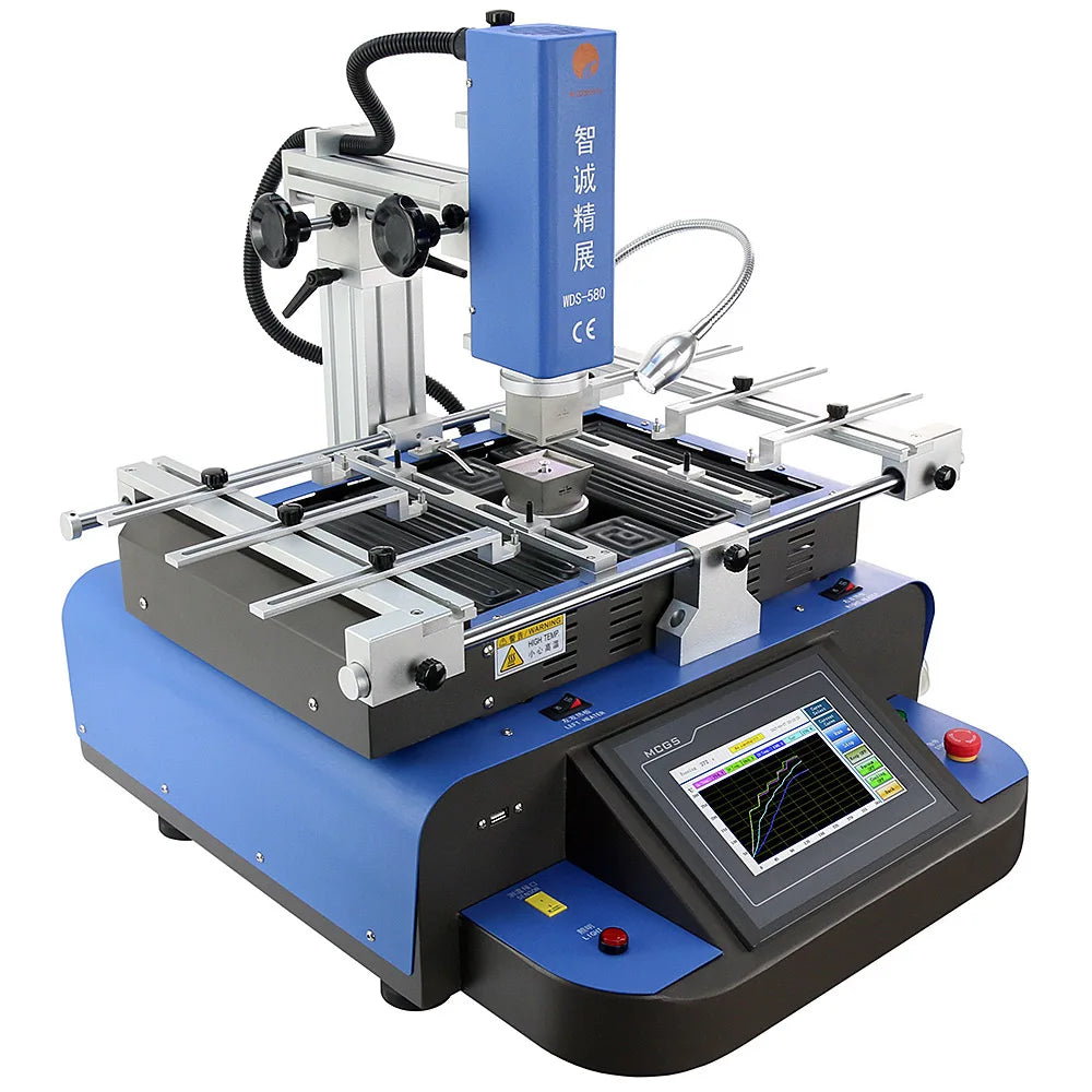 Professional-Grade WDS-580 BGA Rework Station for Electronics Laptop GPU Gaming PC Xbox PS5 Repair