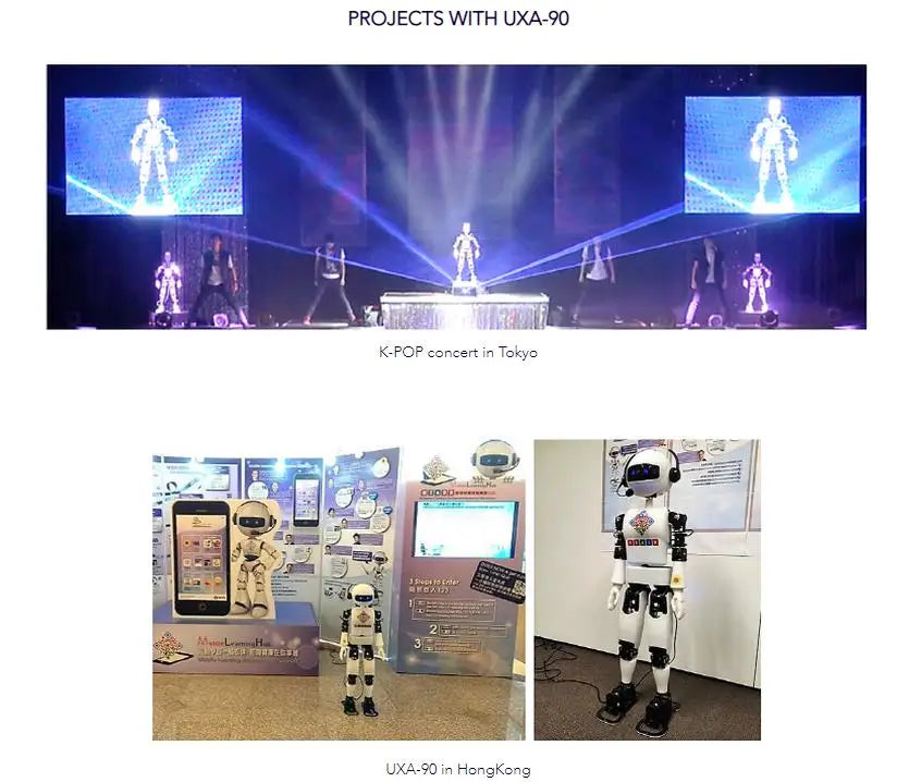 Multifunctional humanoid robot UXA-90