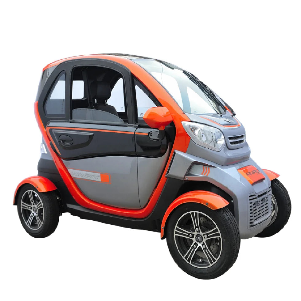Leoncitycoco Zhejiang China Orange 3 Person Seater Electric Vehicle Car