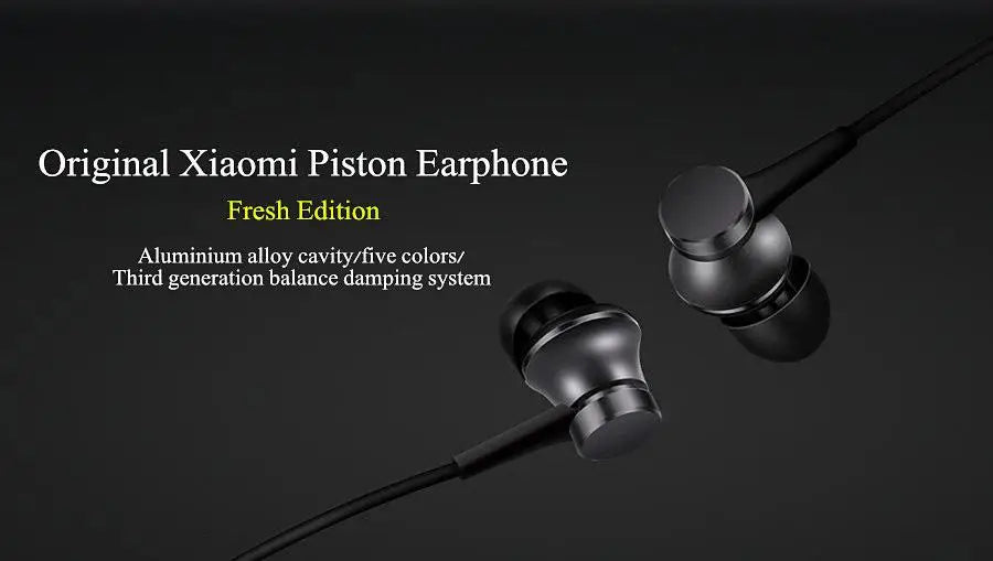 Xiaomi Earphone 3.5mm In-Ear Metal Wired Call Earphones Gaming Computer Headset With Mic Headphones for Xiaomi Samsung Phones