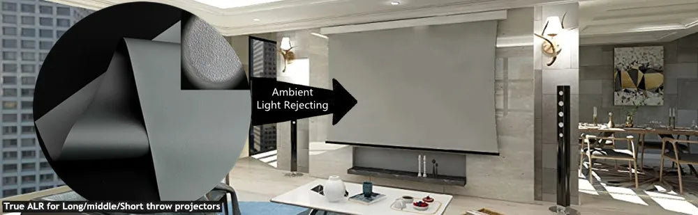 T2HALR- 16:9 Premium Ambient Light Rejection Tensioned Screens