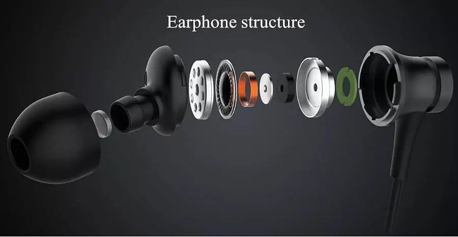 Xiaomi Earphone 3.5mm In-Ear Metal Wired Call Earphones Gaming Computer Headset With Mic Headphones for Xiaomi Samsung Phones