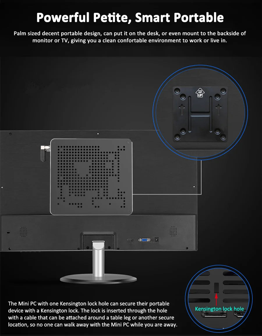 Intel Xeon 2176M ECC RAM Win11 Mini Gaming PC 2*DDR4 NVME 2Lans Office Gamer Desktop Mini Computer 2286M Web Mini Server Host