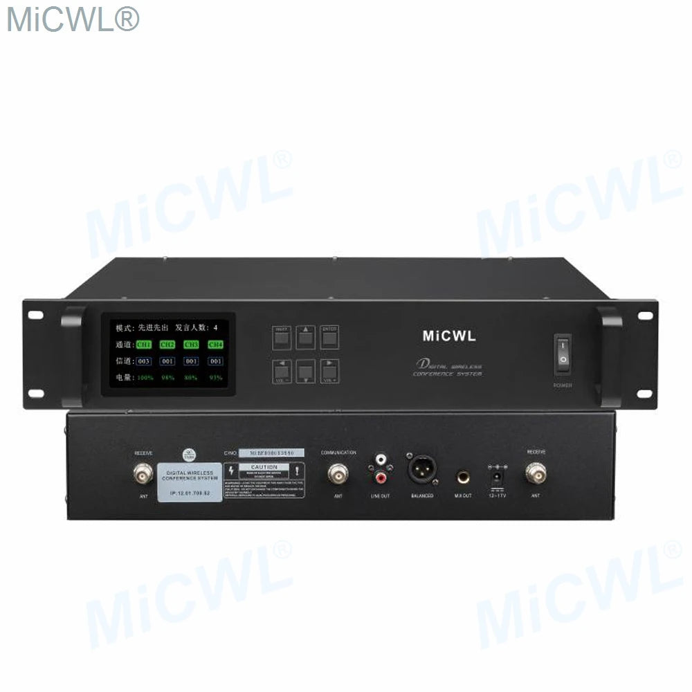 MiCWL 30 Desk Gooseneck Discussion Digital Wireless Conference Microphone Audio System 1 President 29 Delegate A10M Series
