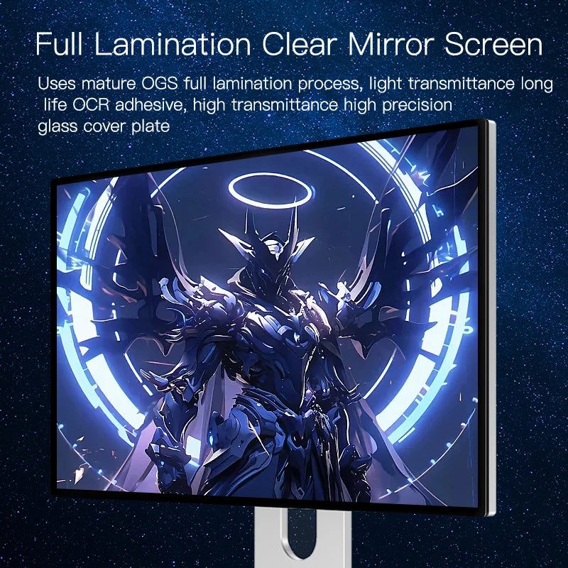 Kuycon 32 INCH Display 2K 4K 5K Resolution 144HZ Refresh LCD Monitors Gaming PC Desktop Monitor