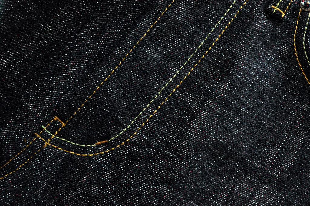 Saucezhan EX315XX-BO-Fire Jeans for Men Furinkazan Selvedge Jeans Mens Jeans Taper Fit 16.8 OZ Silver-plated Buttons Raw Denim
