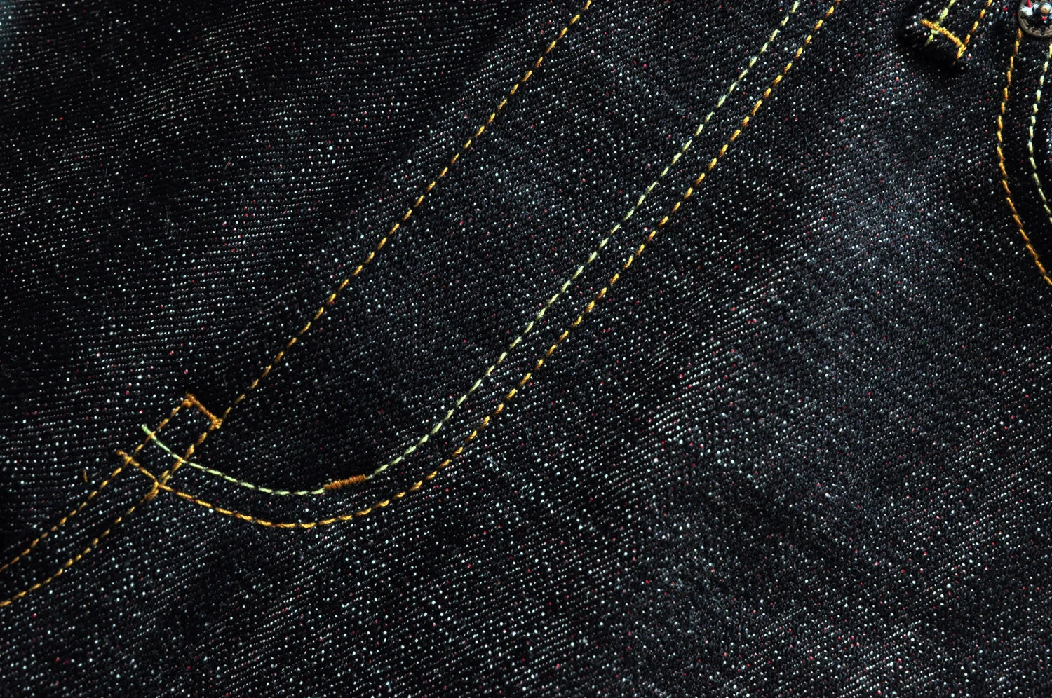 Saucezhan EX315XX-BO-Fire Jeans for Men Furinkazan Selvedge Jeans Mens Jeans Taper Fit 16.8 OZ Silver-plated Buttons Raw Denim