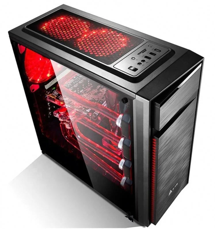 24 Inch Monitor Quite Core I9 Processor Ultimate Tower Computer Set Game Office Full Pc 16G SSD HDD GTX 1660 6G Gaming Desktop