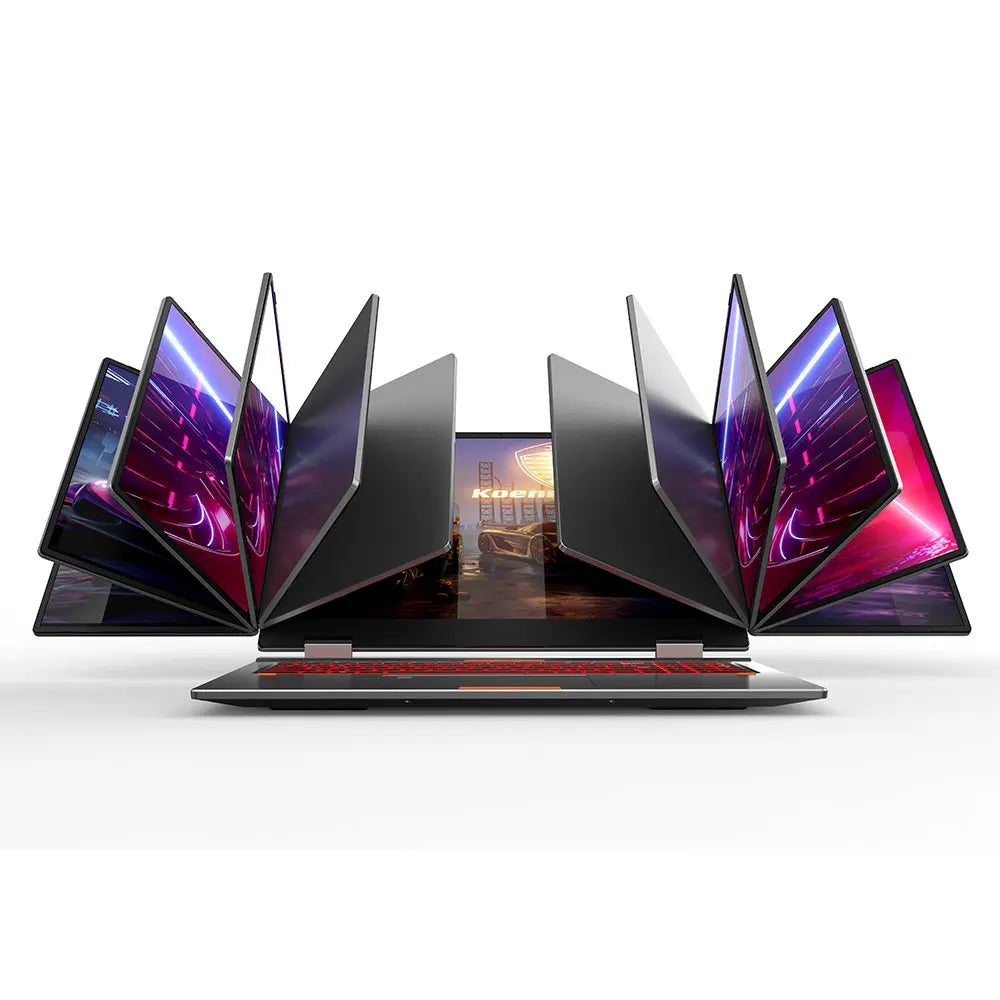 CRELANDER Foldable 16 inch Laptop Dual 10.5 inch  LCD Screen Intel Core i7 1260P CPU 32GB 16GB Ram M2 SSD Personal Computer