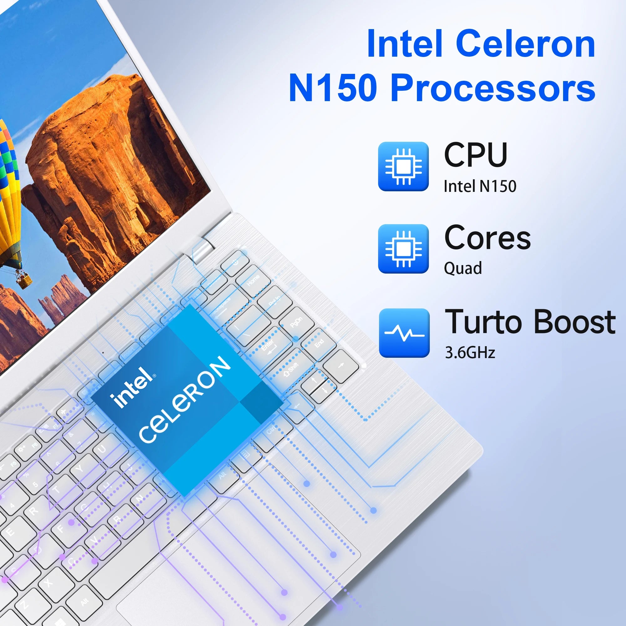 14 Inch AI Laptop N150 12GB DDR5 Lap Tops Computers Computer Pc Core Laptops Brand New Ordinateur Portable PC