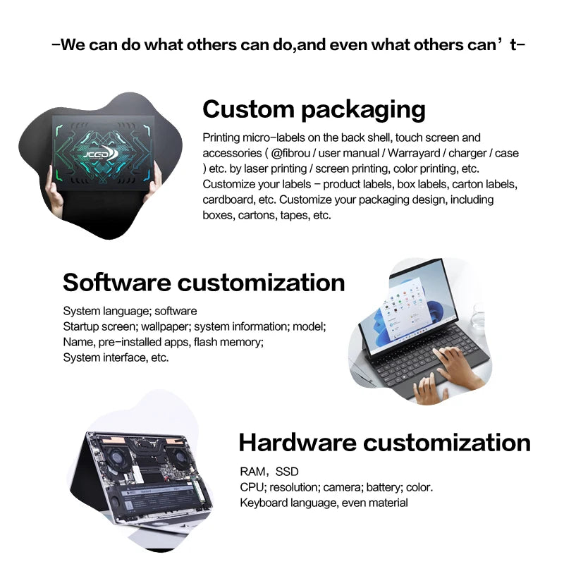 Original Equipment Manufacturer New Intel I3-8109U 16-inch Touch Screen Laptop Face Recognition Unlock Windows 11 Pro 32G RAM