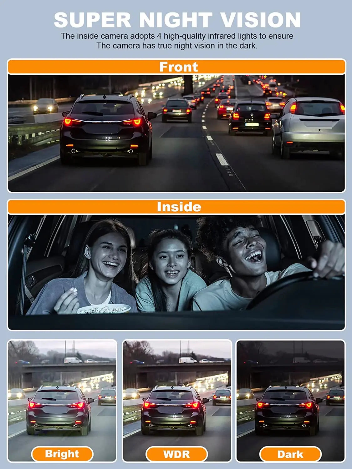 4 Channels 4*1080P Car Black Box 170 Car DVR GPS WiFi Dash Cam Taxi Driving Recorder IR Night Vision 4 Cameras DASHCAM