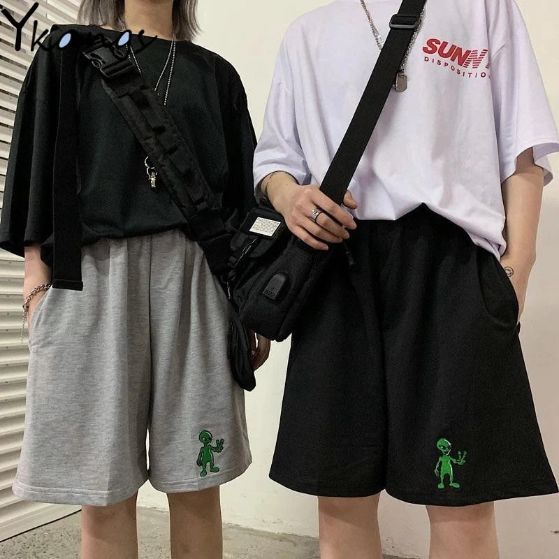 Cute Y2K Striped Pants Women Kawaii Sweet Harajuku Fleece Sports Korean Fashion Sweatpants Girly Basic Cartoon Japanese Trousers