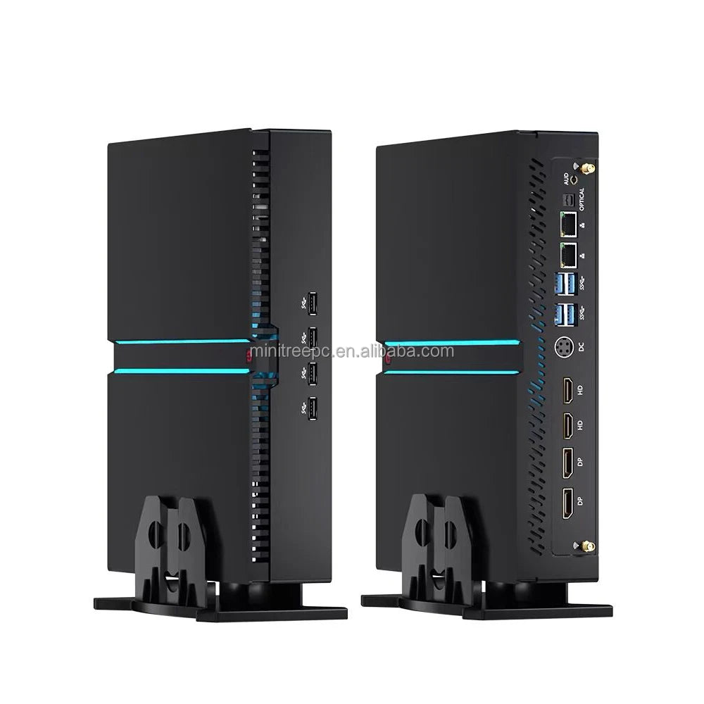 Mini Gaming PC Core I9 13900F I7-13700F 24 Cores RTX4070 12G RTX4060Ti 8G Desktop Computer 1xHD2.1 3xDP Win11 Pro PC Gamer NVME