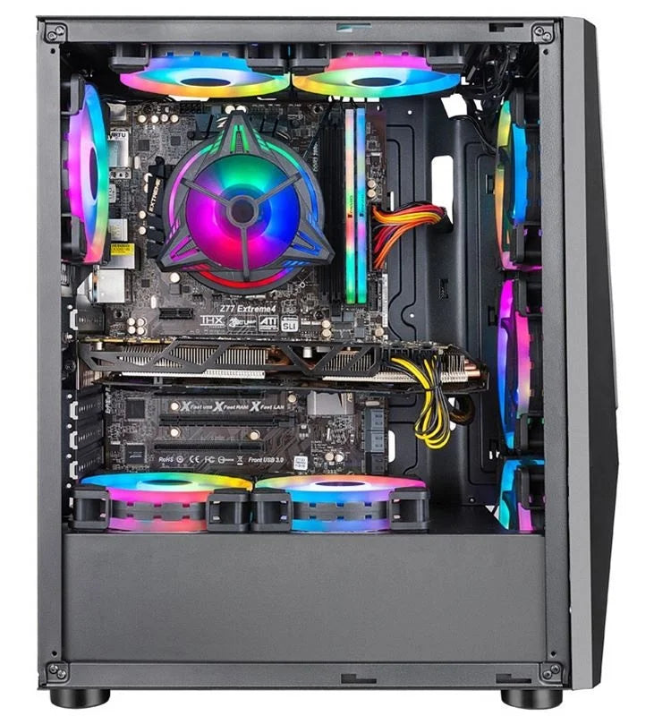 Cheap Price Oem Gamer Full Gaming Pc 24 Inch Monitor Quite Core I9 Processor 16GB Ram SSD HDD GTX 1660 6GB Set Desktop Computer