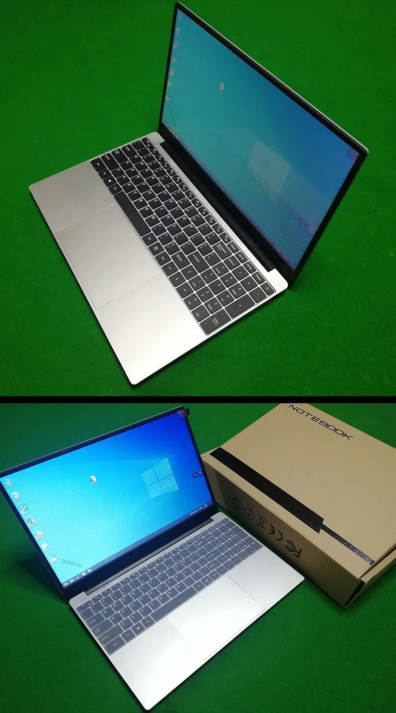 2025 Brand New 2.5K HD 15.6inch N95 Ultra-Thin Laptop Dual Intel High Performance Win 11 OS 1TB for Business Office & Gaming