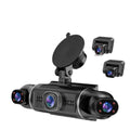 3-Inch HD 1080P IPS Screen Dash Cam 360° 360-degree WiFi Car Mount Video Recorder for In-Car Outdoor Front Rear Left Recording