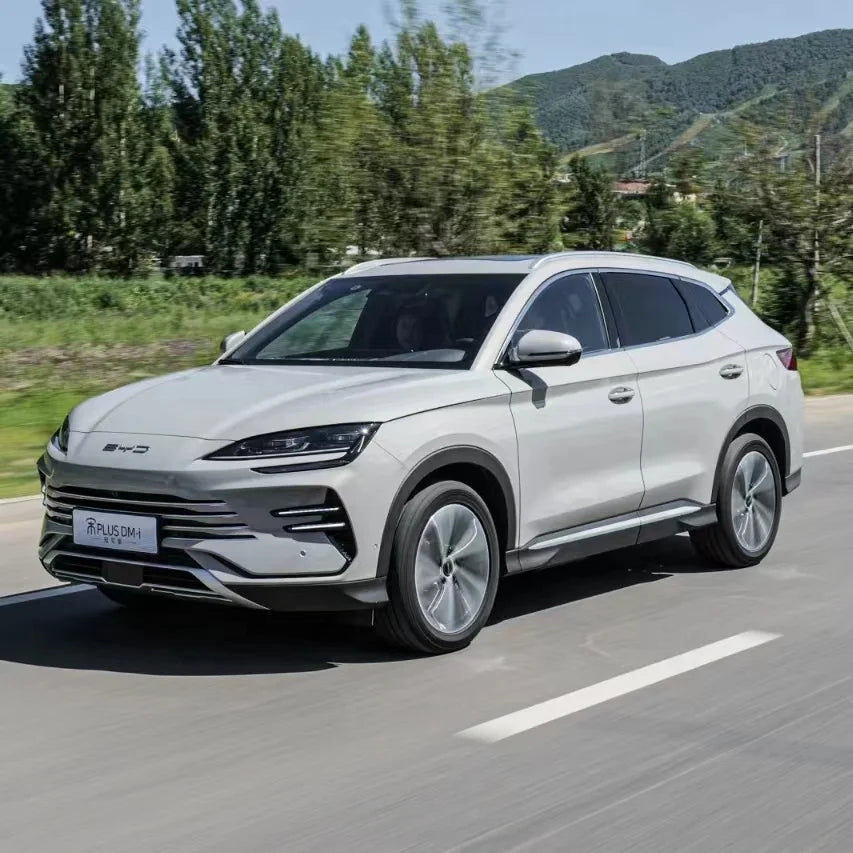 Used Car BYD Song PLUS EV Flagship SUV New Energy Lithium Battery Electric Car 520KM 605KM Versions Hybrid Auto Gear Box Left