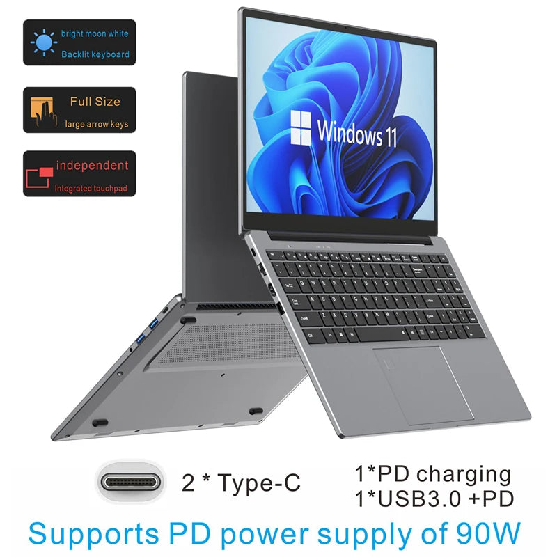 Customized Excellent Performance I9 Gaming Pc Ddr4 32Gb+1Tb With High Speed Transmission Interface Winds 11 Home Student Laptops