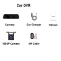 10 Inch Touch Screen Stream Media Car DVR Dash Cam Dual Lens Rear View Mirror Auto Dashcam Video Recorder Car HD Dash Camera
