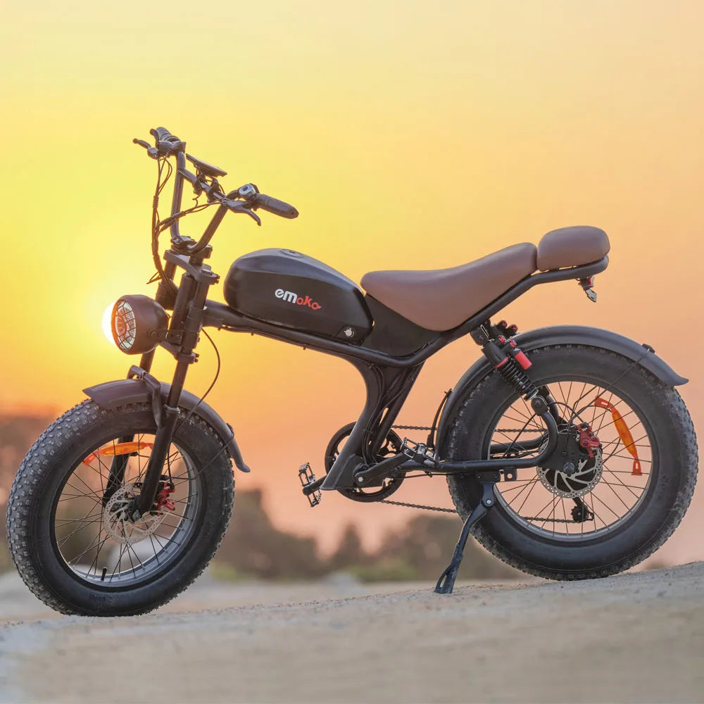 emoko C93 E-Bike 2000W Dual Motor 48V23Ah Battery Mountain off-road Fat Tire Electric Bike Dual Hydraulic Brake Electric Bicycle