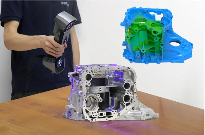 High-end 3d Laser Scanner UE Pro Laser Handheld 3d Scanner Cars and Moto Discs Scanning Freescan UE