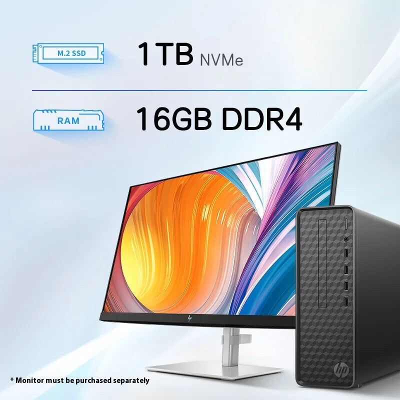 Wholesale HPs Star Box  Desktop Computer PC with  I3-13100 Processor  8GBRAM 512GSSD Customizable Office Desktop