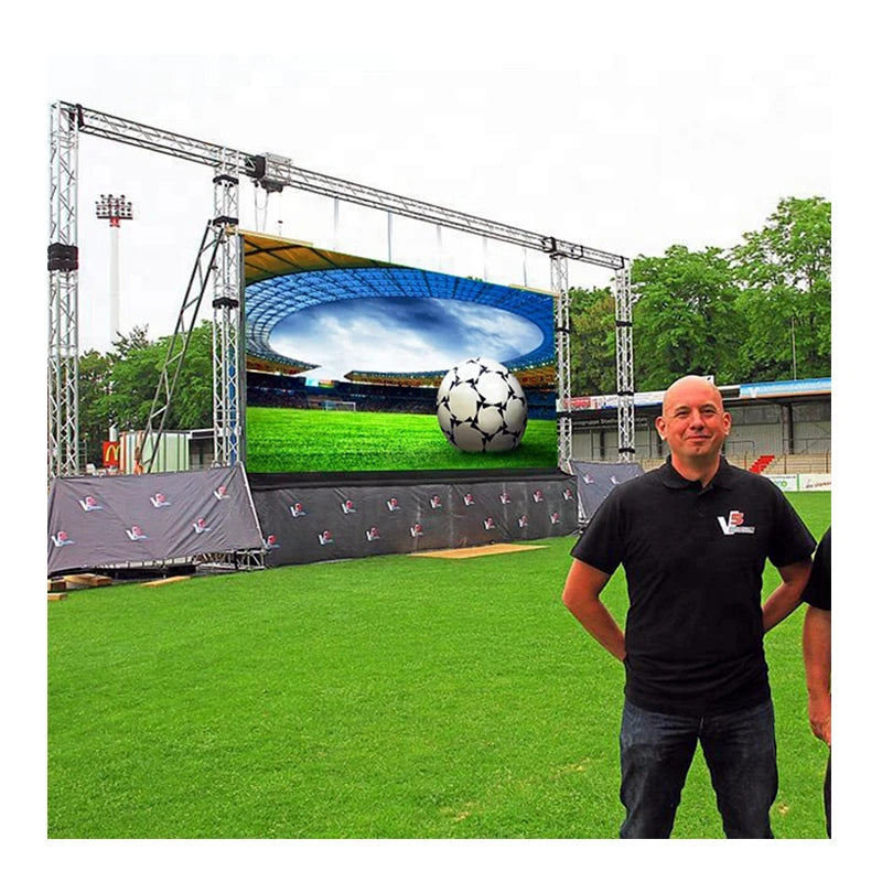 Outdoor LED Screen P10 Full Color 640*640mm Waterproof IP65 64*64 Pixels SMD RGB LED Display Panel Big Billboard