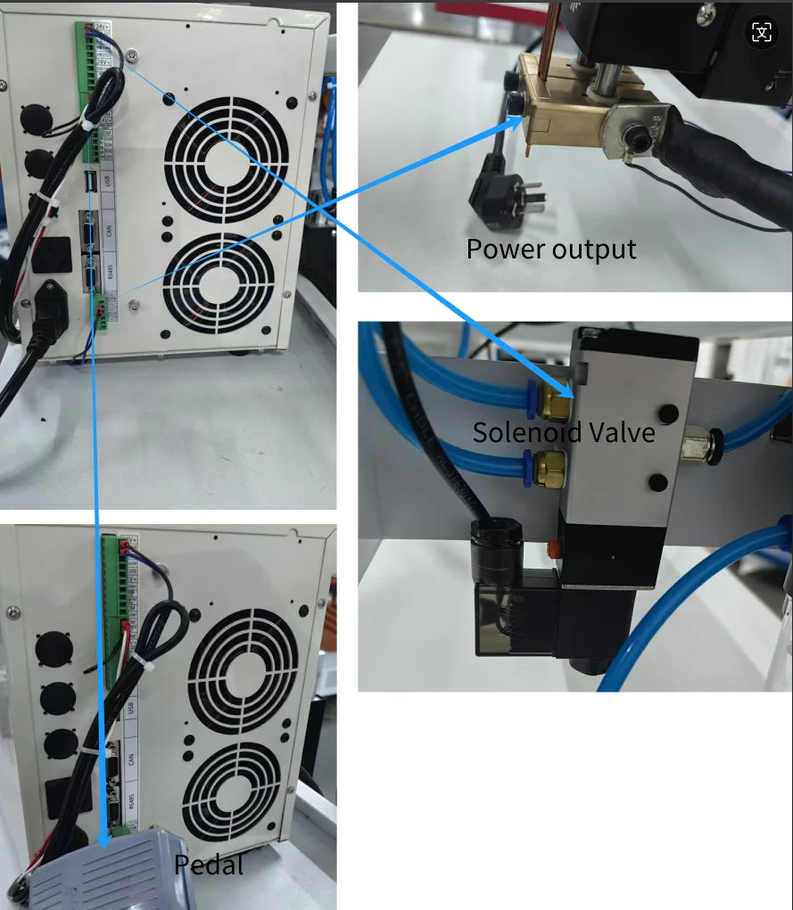 Electric Spot Welding for Battery Pack Factory Single Sided 18650 Batteries Welder E-bike Foot Pedal Spot Welding Machine 18650
