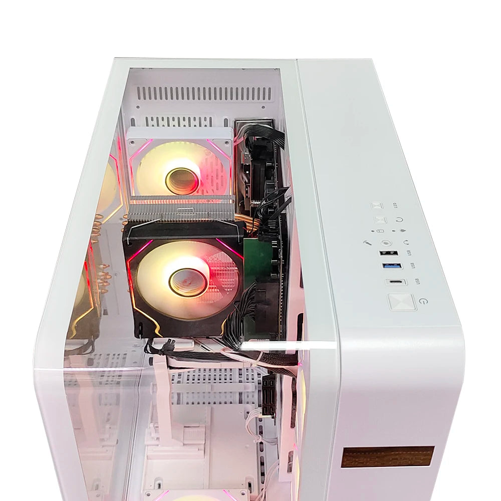 Desktop Computer I5 12400f 16gb 1tb Ssd Rtx3050 Core Win-11 Pc Desktop Computer Office and Household Use Gaming