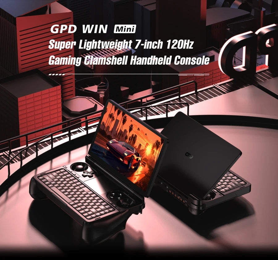 Dropshipping GPD WIN Mini 7 Inch Handheld Mobile Gaming PC Portable 32GB+2TB Mini Gaming Laptop Win 11 OS