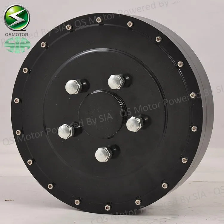 QSMOTOR 8000W Permanent Magnet Brushless DC Electric Car Hub Motor Conversion Kit 48V-72V Kelly Controller DIY IP54 Waterproof