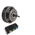 QSMOTOR 8000W Permanent Magnet Brushless DC Electric Car Hub Motor Conversion Kit 48V-72V Kelly Controller DIY IP54 Waterproof