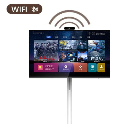 Mobile Tv 21.5 27 32 Inch Facebook Tiktok Ins Video Player Lcd Touch Screen Rotatable Portable Tv With Bluetooth Remote Optional
