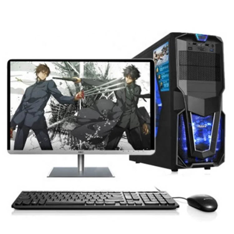 Low Cost Stock Product Desktop Computer 21.5 Inch Core I5 I7 Win10 System Unit 16GB 8GB RAM HDD SSD Cheap Price Oem Gaming Pc