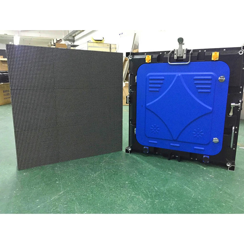 High Brightness 640x640mm 128x128 Pixel P5 Outdoor RGB LED Display Panel Die Casting Aluminium Cabinet Rental