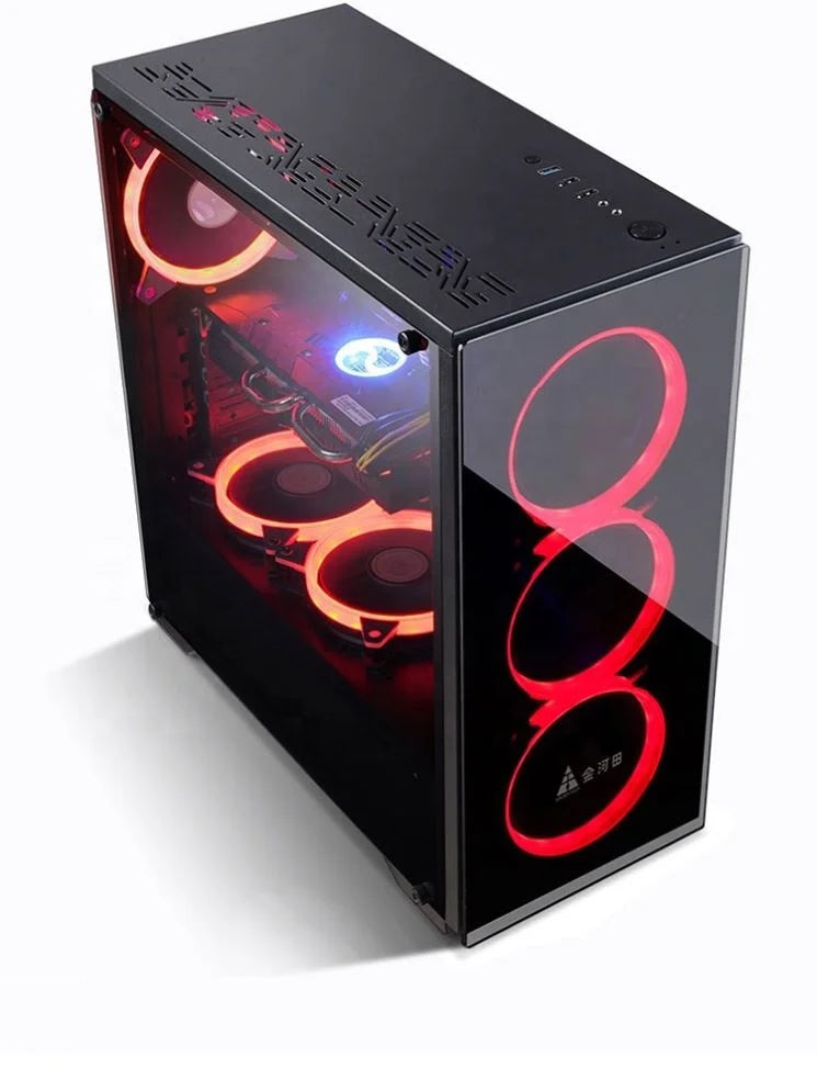 New Quite Core I9 System Unit 16GB Ram GTX 1660 6GB GPU 24 Inch Monitor Desktop Computer Cheap Price Best Quality New Gaming Pc