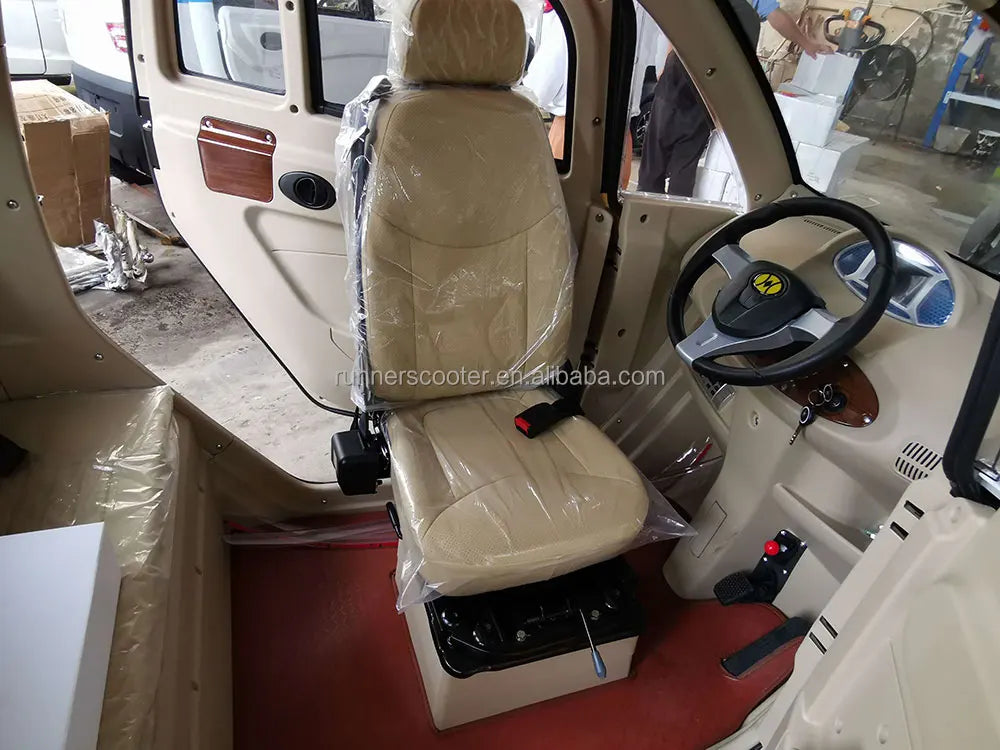 4 Wheel 2 Doors Fully Enclosed Lead Acid or Lithium Battery Mobility Scooter /Mini Electric Car 45km/h 60-75km Range