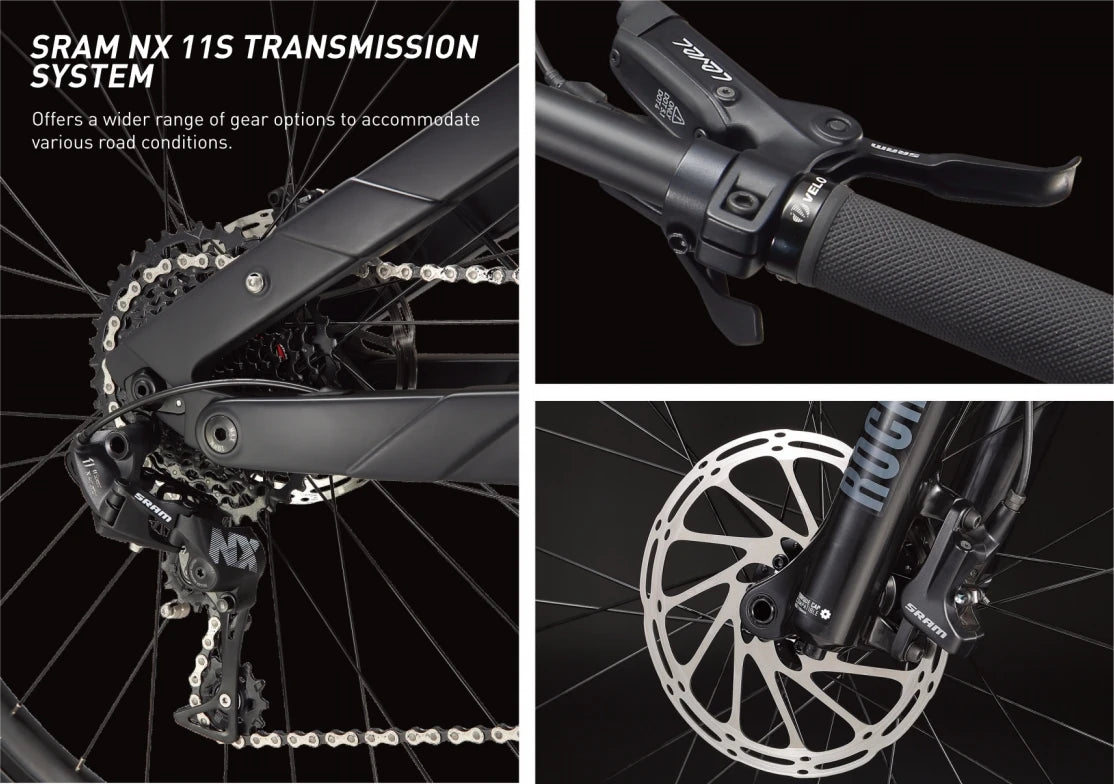 US Stock 2025 Luxury Bafang Motor 500W Carbon Fiber Dual Suspension E Bike 48V 29 Inch Ebike Central Motor Electric Bike  EMTB