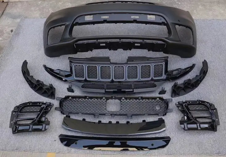 For Jeep Grand Cherokee 2014-2021 WK2 Upgrade to 2022 SRT8 Body Kit with OEM High Quality LED Headlight Bumper Car Accessories