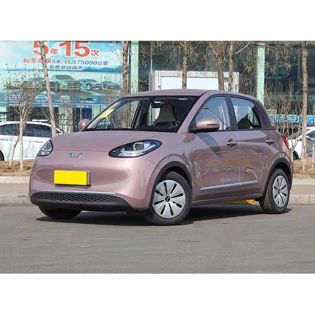 Wuling Mini Ev New Energy Vehicles Chinese Electric Mini Car Hot Selling 4-Seat Adult Automatic Gearbox FWD Euro VI Leather