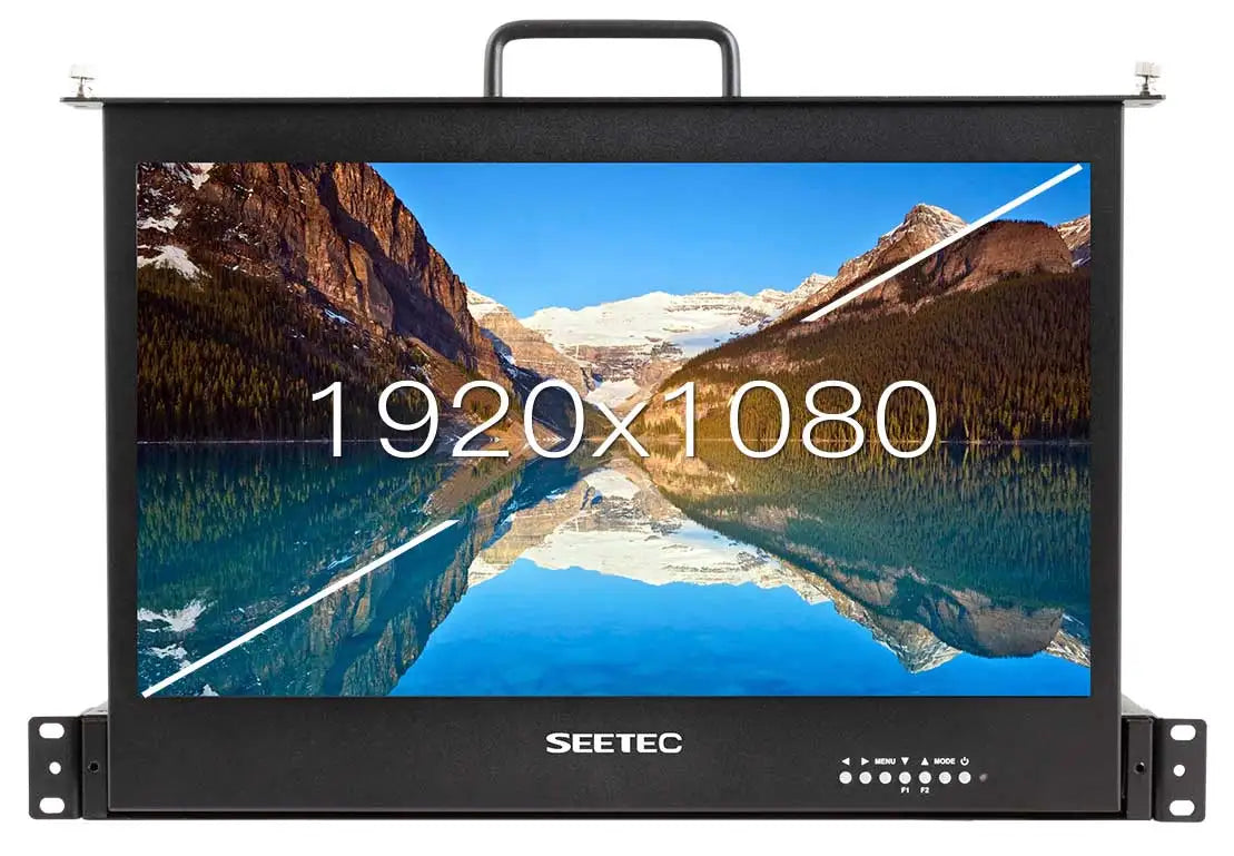 SEETEC SC173-9HD-56 17.3 Inch 1RU Pull Out Rack Mount Monitor Full HD1920x1080 for Broadcast Director Monitor