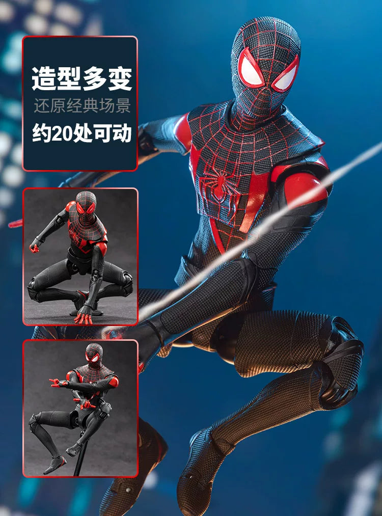 ZD TOY SpiderMan Series PS4 Game Spiderman SpiderMan Anti-OCK suit SpiderMan Velocity suit SpiderMan 2099 suit Miles Morales