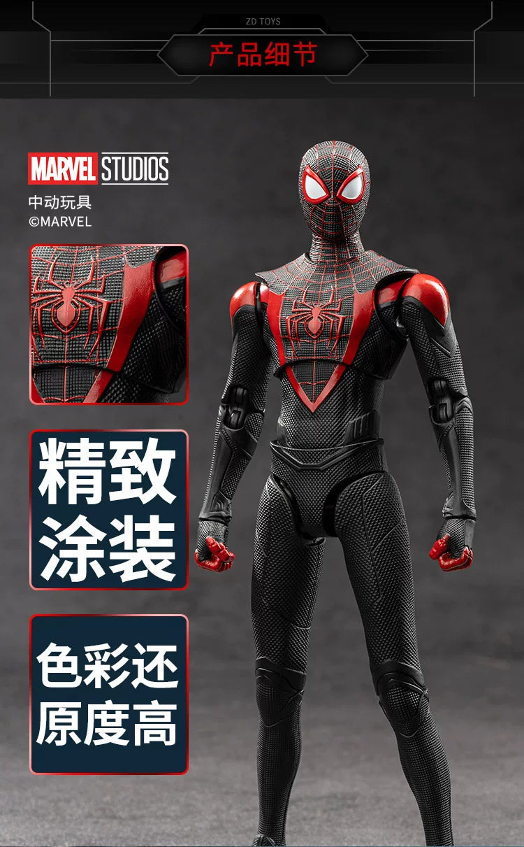 ZD TOY SpiderMan Series PS4 Game Spiderman SpiderMan Anti-OCK suit SpiderMan Velocity suit SpiderMan 2099 suit Miles Morales