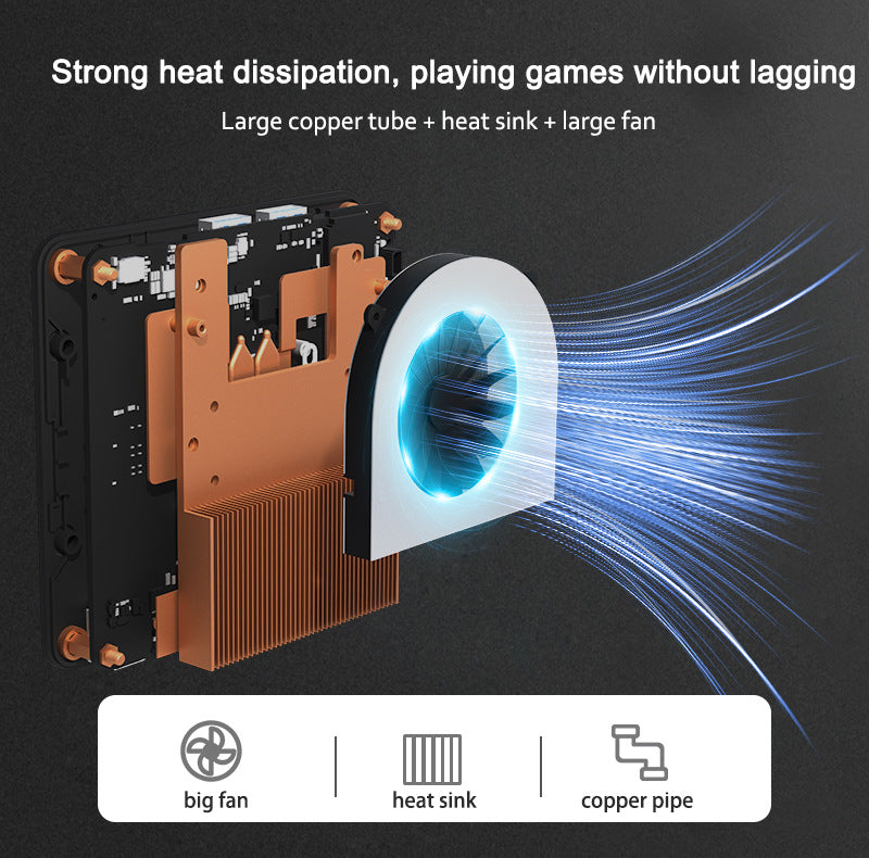 Mini PC CPU AMD Ryzen 7730U 8-core 16 wire mini desktop computer host home gaming laptop business office mini host
