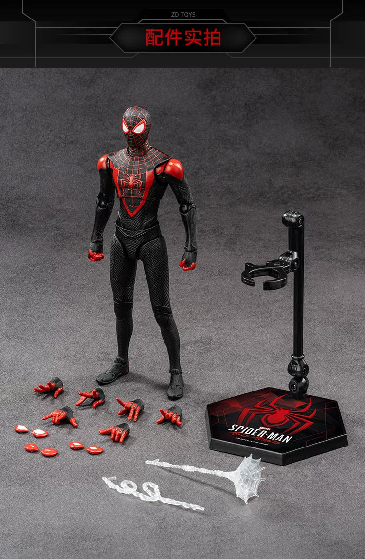ZD TOY SpiderMan Series PS4 Game Spiderman SpiderMan Anti-OCK suit SpiderMan Velocity suit SpiderMan 2099 suit Miles Morales