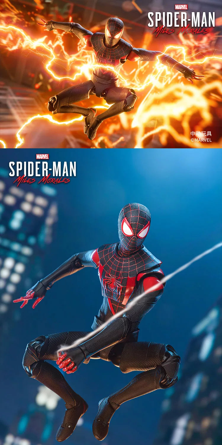 ZD TOY SpiderMan Series PS4 Game Spiderman SpiderMan Anti-OCK suit SpiderMan Velocity suit SpiderMan 2099 suit Miles Morales