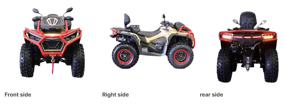 4 Wheeler Quad Bikes 1000cc Quad ATV All Terrain Vehicle Quad Bike New Automatic Design 4x4 Drive Off-road Motorcycle For Adult