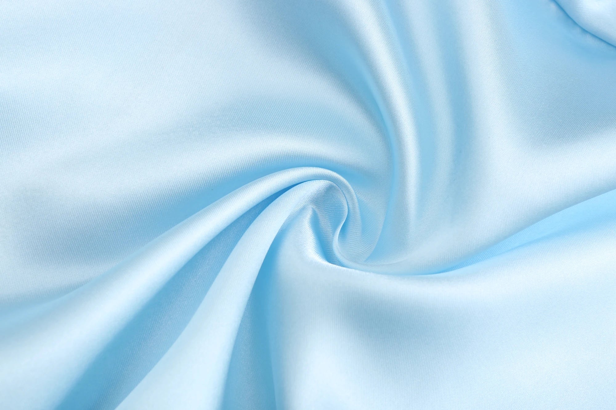 Light Blue Women's Satin Robe Short Kimono for Bride & Bridesmaid With White Letter, Wedding Party Robes
