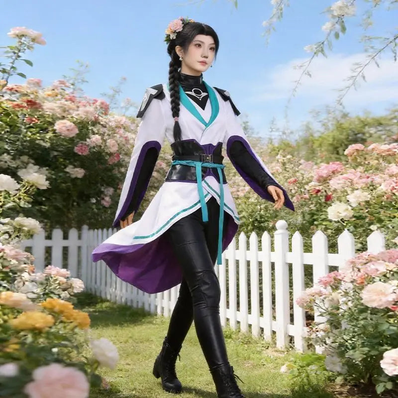 Valorant Game Cosplay Costume Full Set Female Sage Uniform Clothing Gaming Anime Festival Cosplay Props Accessories